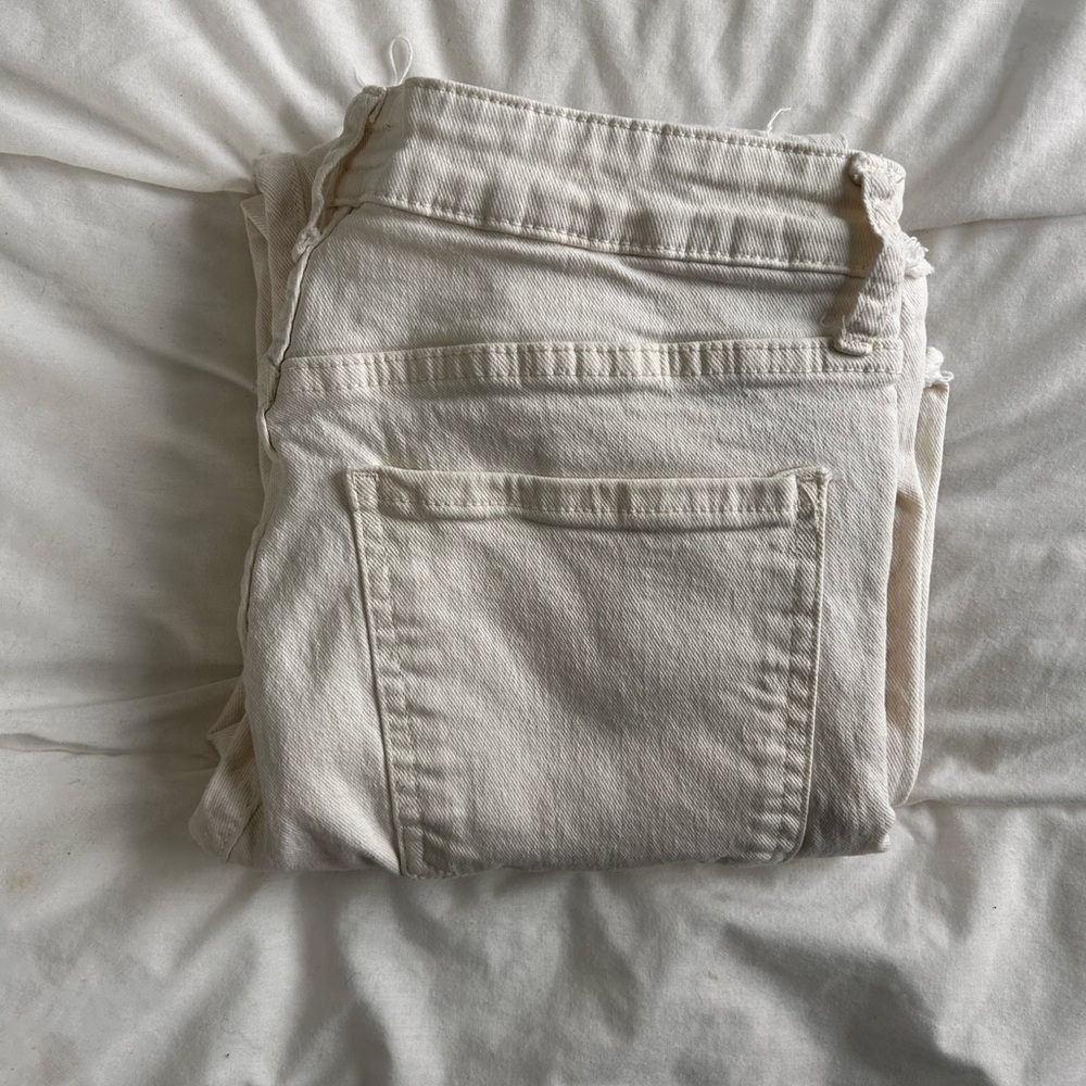 Kut from the Kloth Off-White Denim Jeans